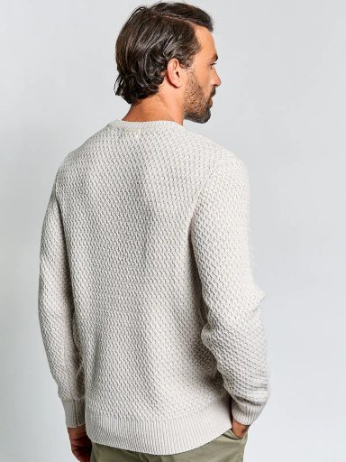 SWEATER HOMBRE SPAVALDI CUELLO REDONDO TRENZADO - 2
