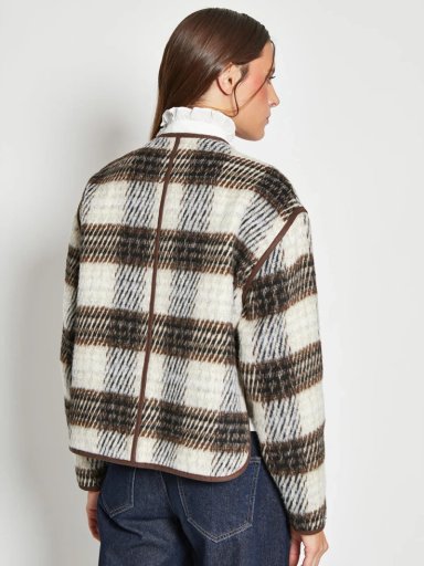 CHAQUETA MUJER MARQUIS CUADROS RIBETE - 2