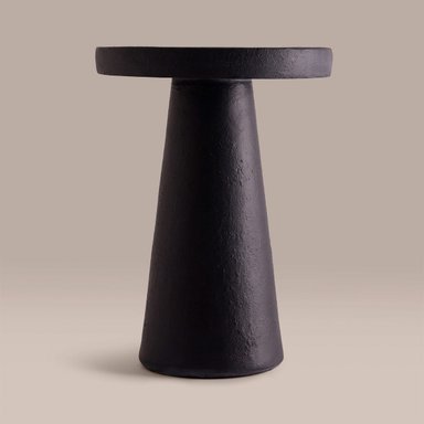 MESA DE APOYO MAISON LINETT MARMOL MADERA NEGRO - 2