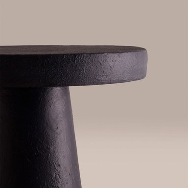 MESA DE APOYO MAISON LINETT MARMOL MADERA NEGRO - 3