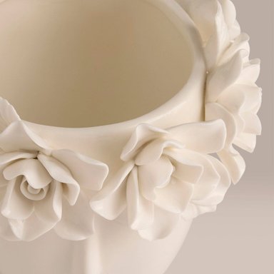 FIGURA DECORATIVA RIPLEY HOME ROSTRO CON FLORES RELIEVE L - 3