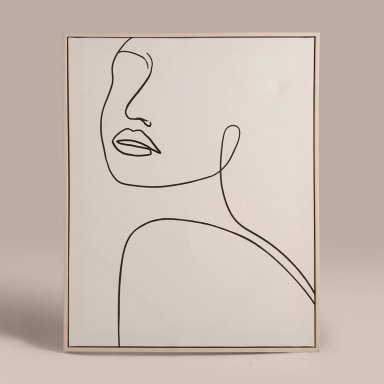 CUADRO RIPLEY HOME CARA 40X50 CM - 1