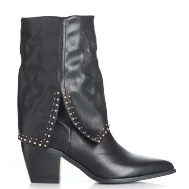 BOTAS MUJER VIA UNO NEGRO 12613310  - 1