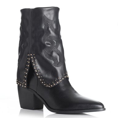 BOTAS MUJER VIA UNO NEGRO 12613310  - 2