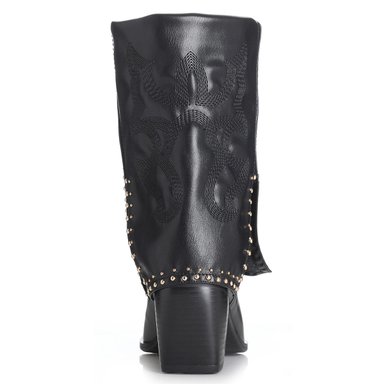 BOTAS MUJER VIA UNO NEGRO 12613310  - 4