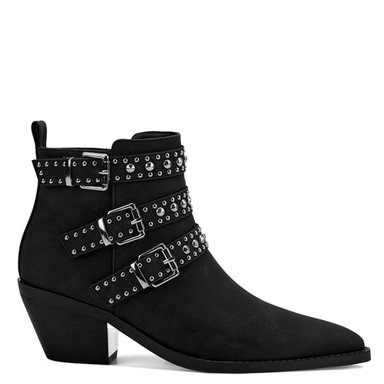 BOTINES MUJER VIA UNO NEGRO 12612409  - 1