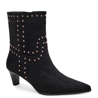 BOTINES MUJER VIA UNO NEGRO - 2