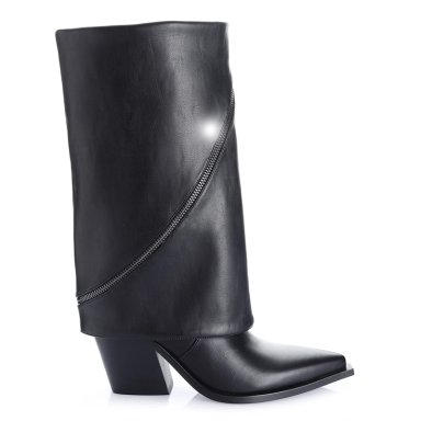 BOTAS MUJER VIA UNO NEGRO - 1