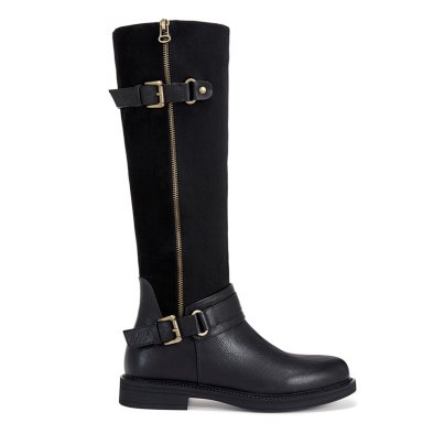 BOTAS MUJER VIA UNO NEGRO - 1