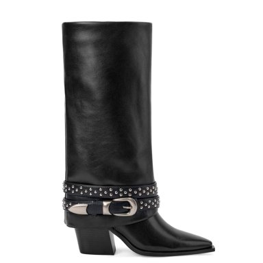 BOTAS MUJER VIA UNO NEGRO - 1