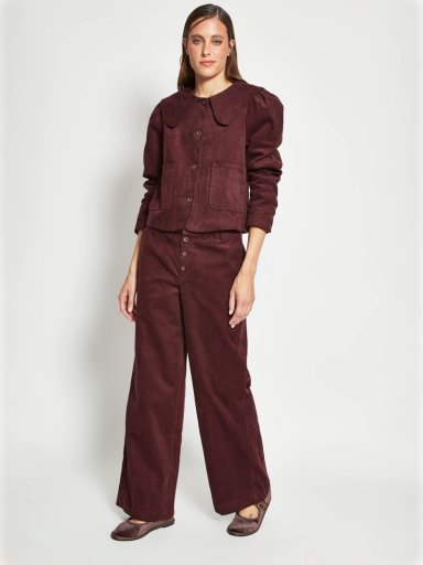 CHAQUETA MUJER MARQUIS ALGODÓN COTELÉ RIBETE - 6