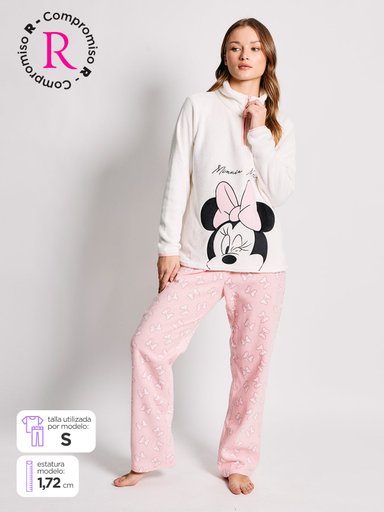 PIJAMA MICKEY SHERPA LARGO - 1