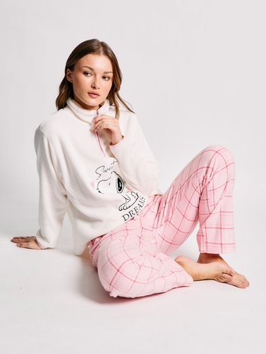 PIJAMA SNOOPY SHERPA LARGO - 4