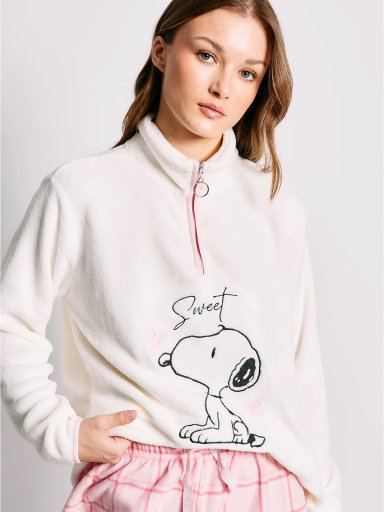 PIJAMA SNOOPY SHERPA LARGO - 3