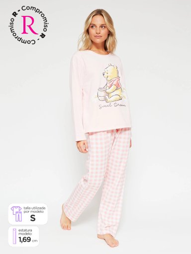 PIJAMA WINNIE POOH LARGO FLEECE - 1