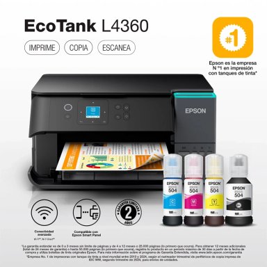 IMPRESORA MULTIFUNCIONAL INYECCIÓN DE TINTA EPSON ECOTANK L4360 - 1
