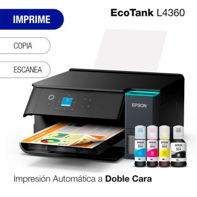 IMPRESORA MULTIFUNCIONAL INYECCIÓN DE TINTA EPSON ECOTANK L4360 - 2