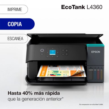 IMPRESORA MULTIFUNCIONAL INYECCIÓN DE TINTA EPSON ECOTANK L4360 - 3
