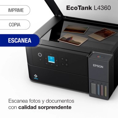 IMPRESORA MULTIFUNCIONAL INYECCIÓN DE TINTA EPSON ECOTANK L4360 - 4