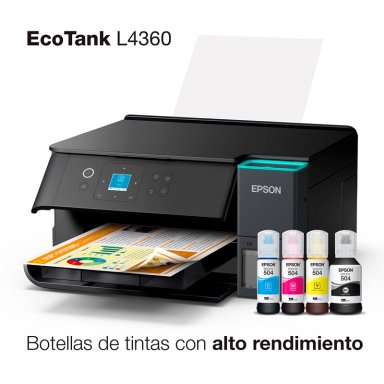 IMPRESORA MULTIFUNCIONAL INYECCIÓN DE TINTA EPSON ECOTANK L4360 - 8
