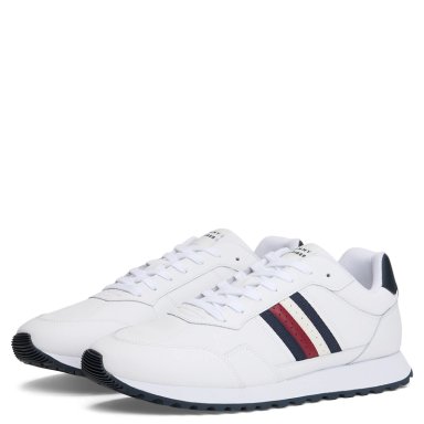 ZAPATILLAS HOMBRE TOMMY HILFIGER CASUALES BLANCO FM0FM05637YBS   - 2