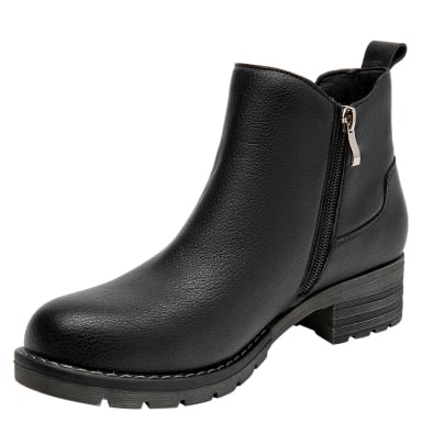 BOTINES MUJER BRUNO ROSSI NEGRO BRM0348 CUERO - 3