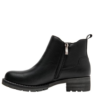 BOTINES MUJER BRUNO ROSSI NEGRO BRM0348 CUERO - 4
