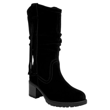 BOTAS MUJER BRUNO ROSSI NEGRO BRM0273 CUERO - 2