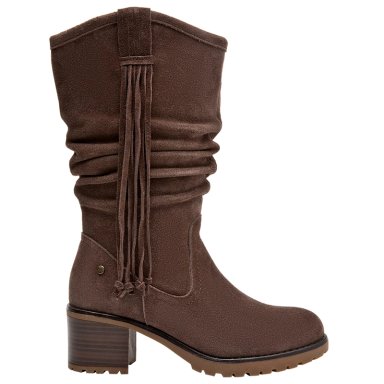 BOTAS MUJER BRUNO ROSSI CAFÉ BRM0273 CUERO - 1