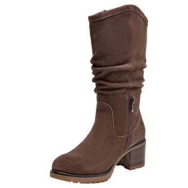 BOTAS MUJER BRUNO ROSSI CAFÉ BRM0273 CUERO - 3