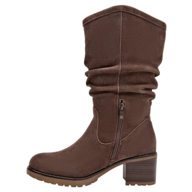 BOTAS MUJER BRUNO ROSSI CAFÉ BRM0273 CUERO - 4