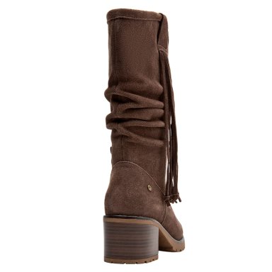 BOTAS MUJER BRUNO ROSSI CAFÉ BRM0273 CUERO - 5