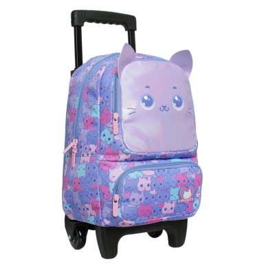 MOCHILA CON RUEDAS HEAD WINNER 2026 MEOW LILA - 1