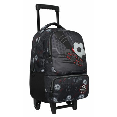 MOCHILA CON RUEDAS HEAD PACK BAKAN 2026 FUTBOL NEGRO - 2
