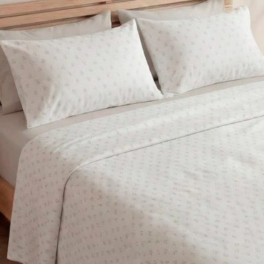 JUEGO DE SÁBANAS RIPLEY HOME ESTAMPADA DOBLE FUNDA 1.5 PLAZAS TAUPE - 2