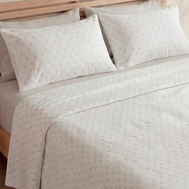 JUEGO DE SÁBANAS RIPLEY HOME ESTAMPADA DOBLE FUNDA 2 PLAZAS TAUPE - 2