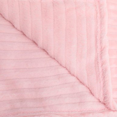 MANTA RIPLEY HOME FLANNEL EMBOSSED LÍNEAS ROSA - 2