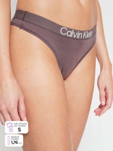 CALZÓN CALVIN KLEIN TANGA ALGODÓN - 1