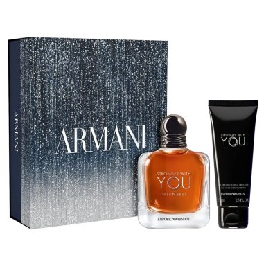 SET PERFUME GIORGIO ARMANI STRONGER WITH YOU INTENSELY HOMBRE EDP 100 ML + GEL DE DUCHA ARMANI 75 ML - 2