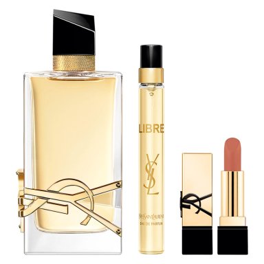 PERFUME YSL LIBRE MUJER EDP 90 ML + 10 ML + MINI ROUGE PUR COUTURE - 1