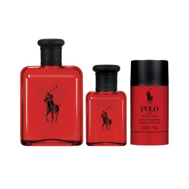 PERFUME RALPH LAUREN POLO RED HOMBRE EDT 125 ML + 40 ML + DESODORANTE 75 GR - 1