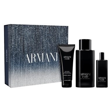 SET PERFUME GIORGIO ARMANI ARMANI CODE HOMBRE EDT 125 ML + 15 ML + GEL DE DUCHA 75 ML - 2