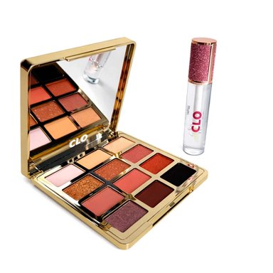 SET MAQUILLAJE CLO SOMBRA OJOS Y LIP GLOSS 12GR+4GR - 2