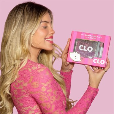 SET MAQUILLAJE CLO SOMBRA OJOS Y LIP GLOSS 12GR+4GR - 3