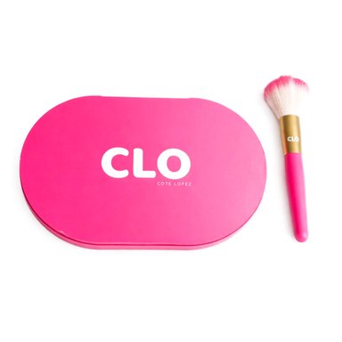 PALETA PARA ROSTRO CLO RUBOR-BRONCEADOR-ILUMINADOS+BROCHA 350GR - 2