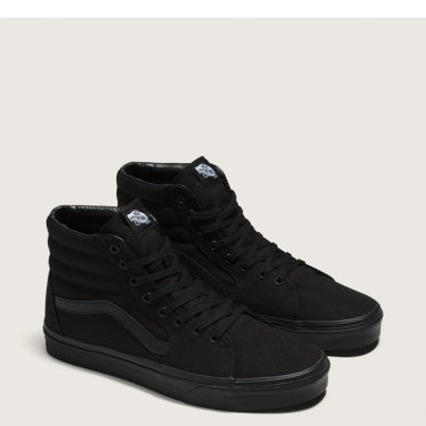 ZAPATILLAS UNISEX VANS URBANAS NEGRO UA SK8-HI - 1