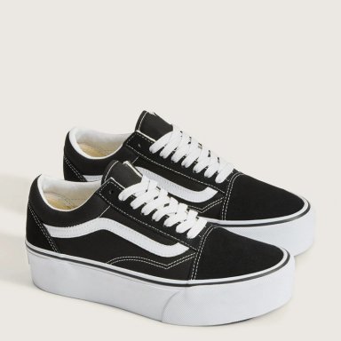 ZAPATILLAS UNISEX VANS URBANAS NEGRO UA OLD SKOOL STACKFORM - 2