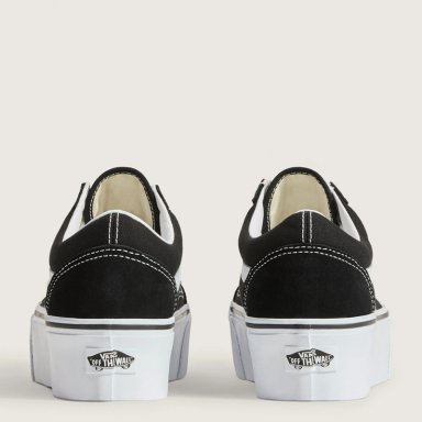 ZAPATILLAS UNISEX VANS URBANAS NEGRO UA OLD SKOOL STACKFORM - 4