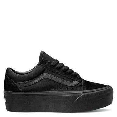 ZAPATILLAS UNISEX VANS URBANAS NEGRO UA OLD SKOOL STACKFORM - 1