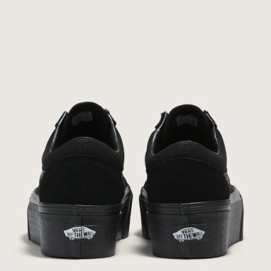 ZAPATILLAS UNISEX VANS URBANAS NEGRO UA OLD SKOOL STACKFORM - 4